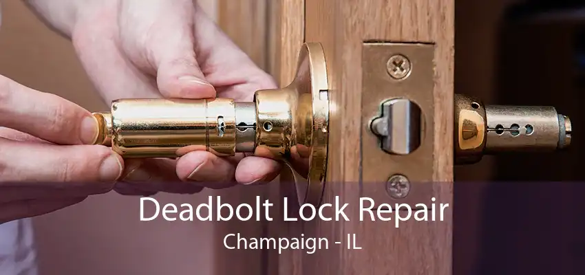 Deadbolt Lock Repair Champaign - IL